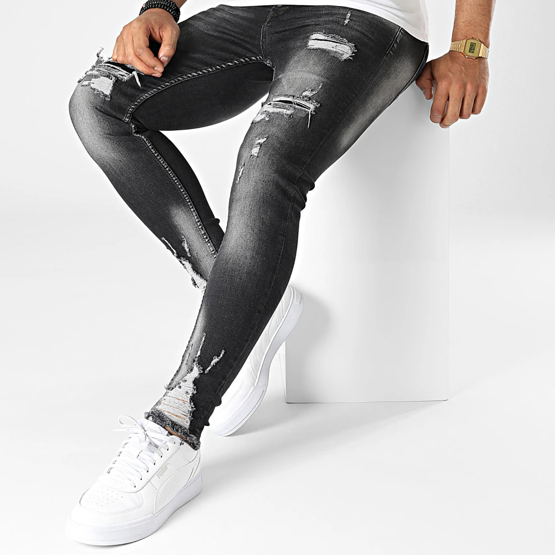Remise ✨ Jean Skinny DHZ-3781 Gris Anthracite de Classic Series 👏 5 Remise ✨ Jean Skinny DHZ-3781 Gris Anthracite de Classic Series 👏 – Image 3
