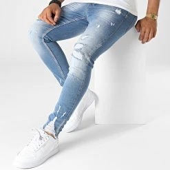 Coupon ⭐ Jean Skinny DHZ-3738 Bleu Wash de Classic Series 😀 -Classic Series Soldes classic series 323322 DHZ 3738 A MAVI 20220610T143051 03
