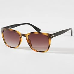 Grosses soldes ❤️ Lunettes De Soleil 026169 Fauve Marron Dégradé de Classic Series ⌛