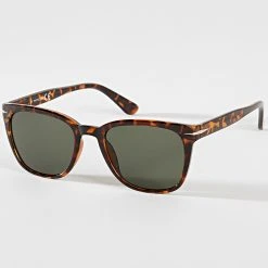 Remise 🤩 Lunettes De Soleil 026169 Fauve Noir de Classic Series 💯