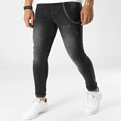 Meilleure affaire ✔️ Jean Skinny DHZ-3656 Gris Anthracite de Classic Series 🛒
