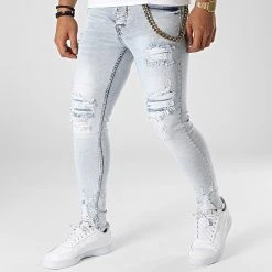 De gros 🔥 Jean Skinny DHZ-3811 Bleu Wash de Classic Series 👍