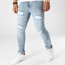 Offres ⌛ Jean Slim DH-5005 Bleu Wash de Classic Series 🎁