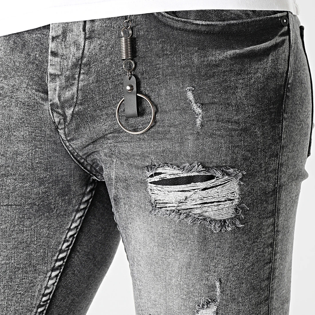 Remise 💯 Jean Skinny DHZ-3781 Gris Anthracite de Classic Series ✔️ 4 Remise 💯 Jean Skinny DHZ-3781 Gris Anthracite de Classic Series ✔️ – Image 2