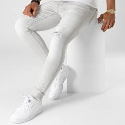 Sortie ⌛ Jean Skinny DHZ-3738 Gris de Classic Series ⌛ -Classic Series Soldes classic series 323394 DHZ 3738 2 A FUME 20220610T143157 03