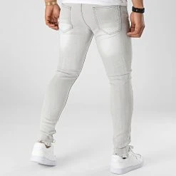 Sortie ⌛ Jean Skinny DHZ-3738 Gris de Classic Series ⌛ -Classic Series Soldes classic series 323394 DHZ 3738 2 A FUME 20220610T143158 04