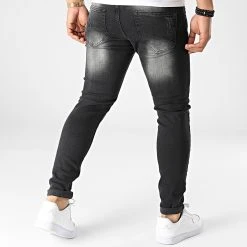 Bon marché ❤️ Jean Skinny DHZ-3285 Noir de Classic Series ⭐ -Classic Series Soldes classic series 323404 DHZ 3285 1 BLACK CHEMICAL 20220610T142357 04