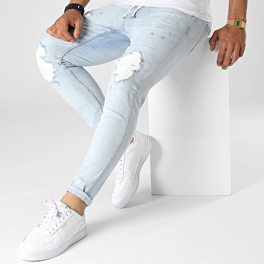 Offres ⌛ Jean Skinny DHZ-3760 Bleu Wash de Classic Series ✨ 5 Offres ⌛ Jean Skinny DHZ-3760 Bleu Wash de Classic Series ✨ – Image 3