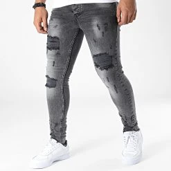 Coupon 🥰 Jean Skinny DHZ-3748 Gris Anthracite de Classic Series ❤️