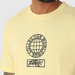 Promo 🎁 Tee Shirt G22-683 Jaune de Classic Series ❤️ -Classic Series Soldes classic series 323734 G22 683 SARI 20220708T101708 02