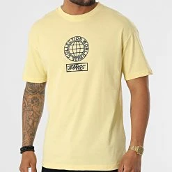 Promo 🎁 Tee Shirt G22-683 Jaune de Classic Series ❤️ -Classic Series Soldes classic series 323734 G22 683 SARI 20220708T101711 04