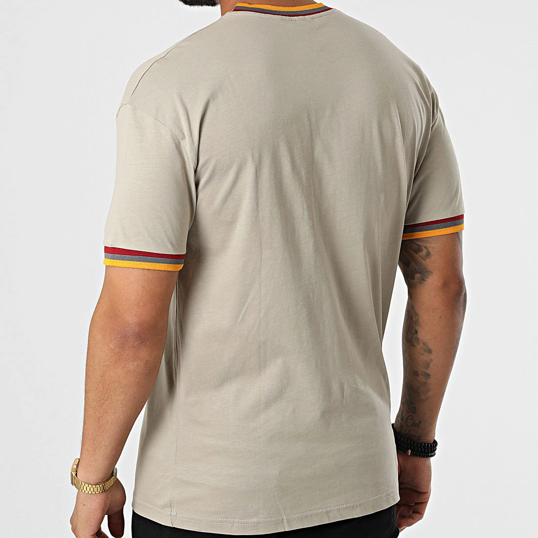 Meilleure vente 🛒 Tee ⭐ Shirt G22-667 Taupe de Classic Series ✔️ 6 Meilleure vente 🛒 Tee ⭐ Shirt G22-667 Taupe de Classic Series ✔️ – Image 4