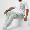 Vente flash 🔔 Ensemble Tee Shirt Poche Et Pantalon Jogging F22-909T Blanc Turquoise de Classic Series 😀 -Classic Series Soldes classic series 323761 F22 909T BEYAZ MINT 20220708T102423 01