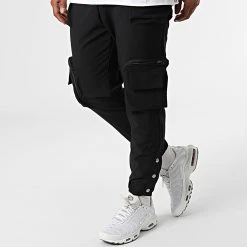 De gros 👏 Ensemble Tee 🧨 Shirt Poche Et Pantalon Jogging F22-909T Noir Blanc de Classic Series ✔️ -Classic Series Soldes classic series 323762 F22 909T BEYAZ SIYAH 20220708T102331 04