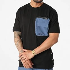 Remise 🛒 Ensemble Tee 💯 Shirt Poche Et Pantalon Jogging F22-909T Noir Bleu de Classic Series ✔️ -Classic Series Soldes classic series 323764 F22 909T SIYAH MAVI 20220617T150915 03