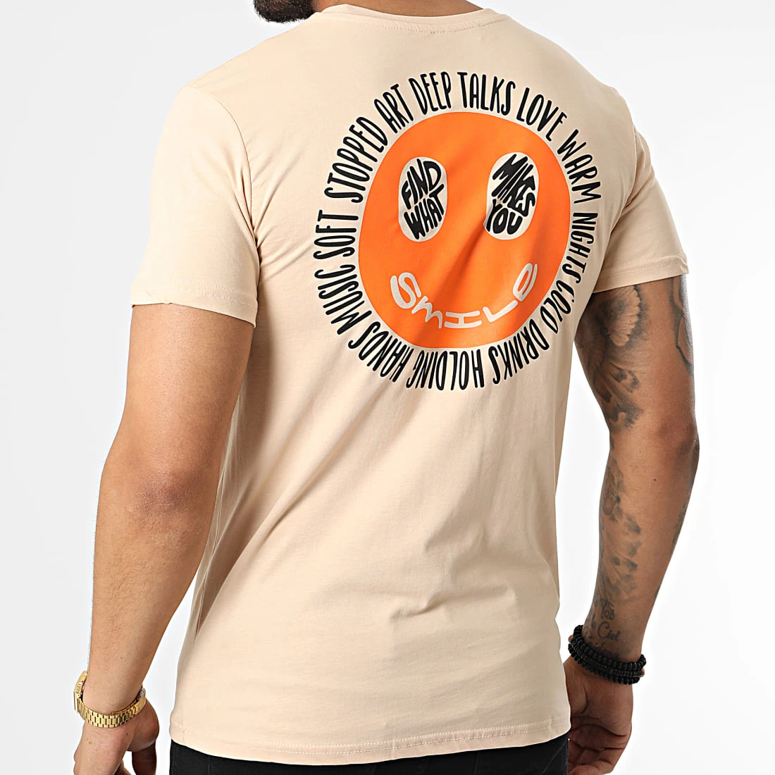 Promo 🛒 Tee Shirt BEJ190 Beige de Classic Series 🥰 3 Promo 🛒 Tee Shirt BEJ190 Beige de Classic Series 🥰