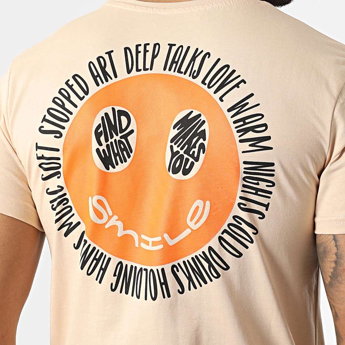 Promo 🛒 Tee Shirt BEJ190 Beige de Classic Series 🥰 4 Promo 🛒 Tee Shirt BEJ190 Beige de Classic Series 🥰 – Image 2