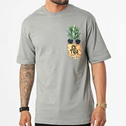 De gros ✨ Tee 👏 Shirt EX515 Gris de Classic Series 🧨