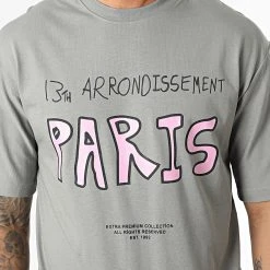 Vente flash 🥰 Tee Shirt EX512 Gris de Classic Series ⌛ -Classic Series Soldes classic series 324212 EX512 GREY 20220620T151200 02