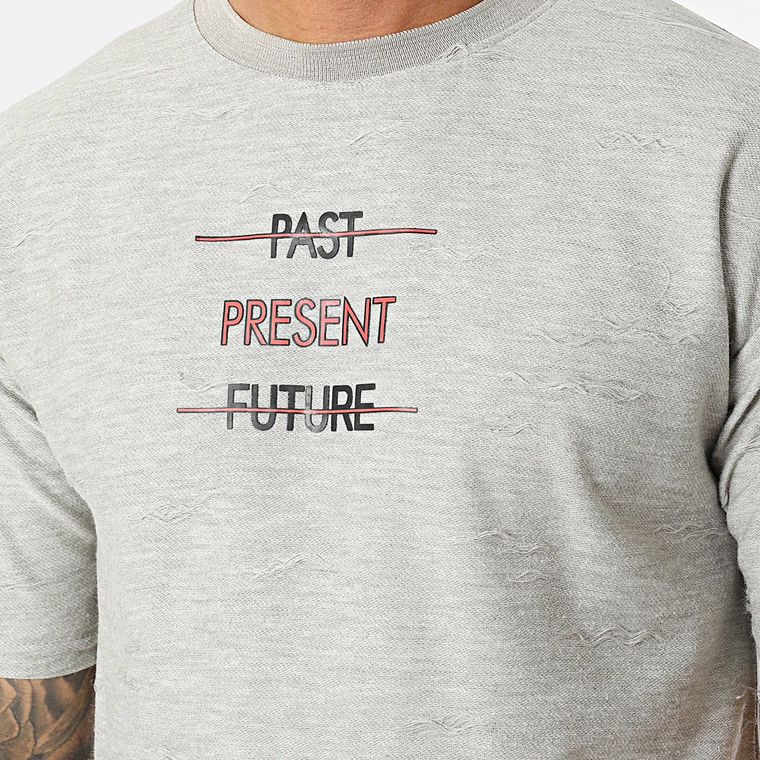 Meilleure vente 😍 Tee 🧨 Shirt EXO301 Gris de Classic Series ❤️ 4 Meilleure vente 😍 Tee 🧨 Shirt EXO301 Gris de Classic Series ❤️ – Image 2