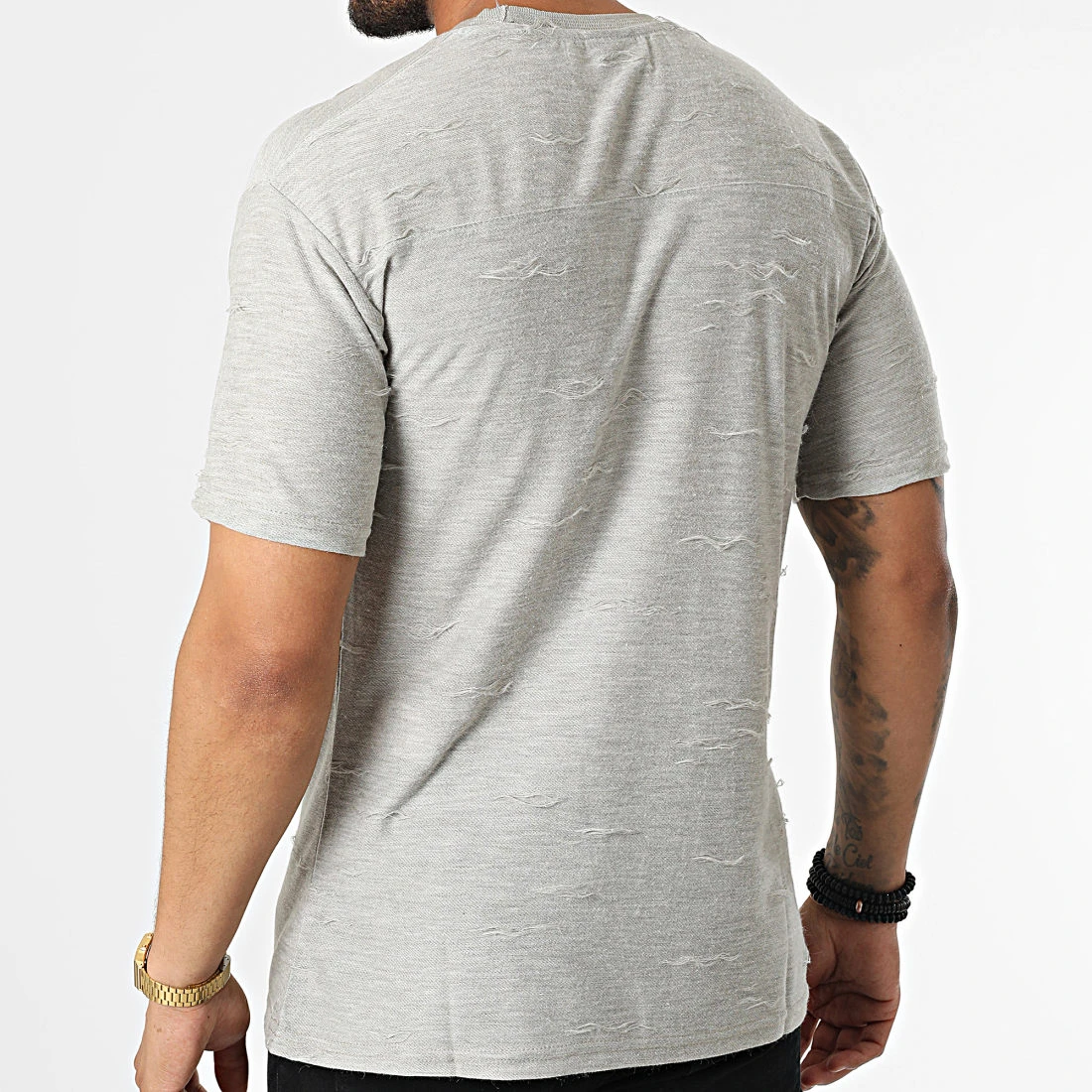 Meilleure vente 😍 Tee 🧨 Shirt EXO301 Gris de Classic Series ❤️ 6 Meilleure vente 😍 Tee 🧨 Shirt EXO301 Gris de Classic Series ❤️ – Image 4