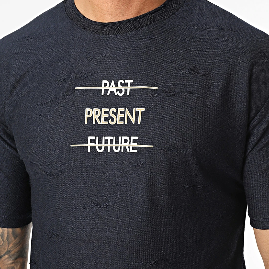 Tout neuf ❤️ Tee 😉 Shirt EXO301 Bleu Marine de Classic Series 🎉 4 Tout neuf ❤️ Tee 😉 Shirt EXO301 Bleu Marine de Classic Series 🎉 – Image 2