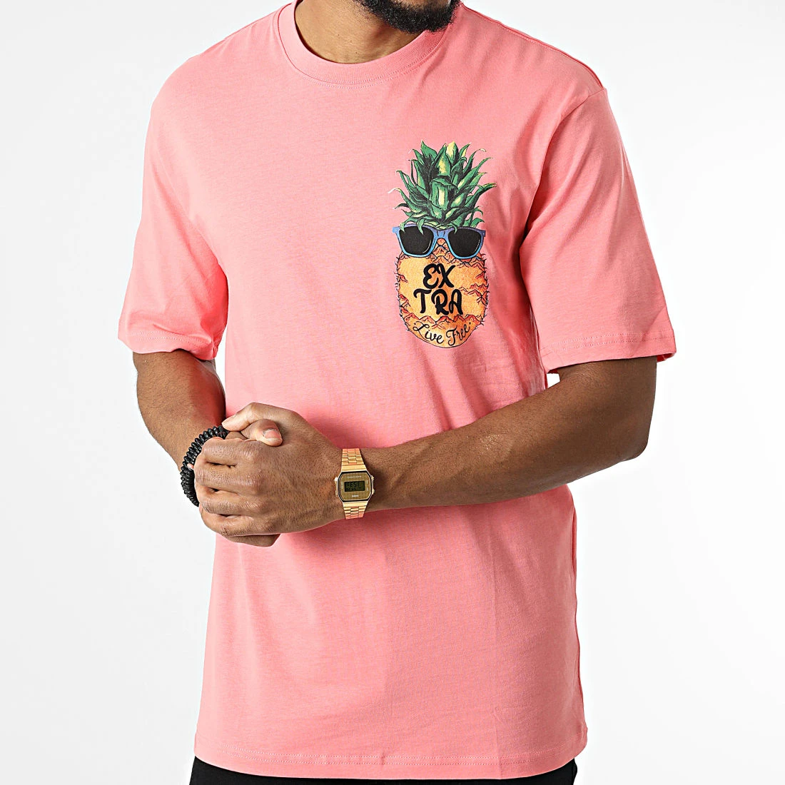 Le moins cher ❤️ Tee 💯 Shirt EX515 Rose de Classic Series 💯 5 Le moins cher ❤️ Tee 💯 Shirt EX515 Rose de Classic Series 💯 – Image 3