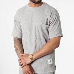 Coupon 🤩 Ensemble Tee 👍 Shirt Poche Et Pantalon Jogging PP017-PPE004 Gris de Classic Series ✨ -Classic Series Soldes classic series 324304 PP017 PPE004 GREY 20220624T150620 03