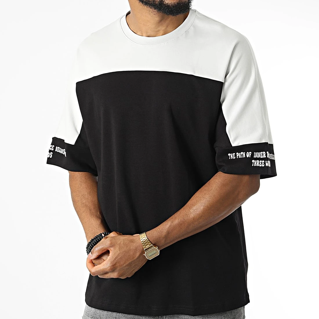 Meilleure vente ❤️ Tee 🔔 Shirt Oversize Large 22-Y213 Noir de Classic Series ❤️ 5 Meilleure vente ❤️ Tee 🔔 Shirt Oversize Large 22-Y213 Noir de Classic Series ❤️ – Image 3