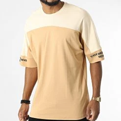 Budget ✨ Tee Shirt Oversize Large 22-Y213 Beige de Classic Series ✨