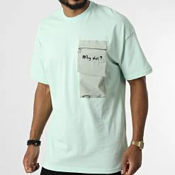 Budget 🥰 Tee Shirt Poche 22-Y285 Vert de Classic Series ❤️