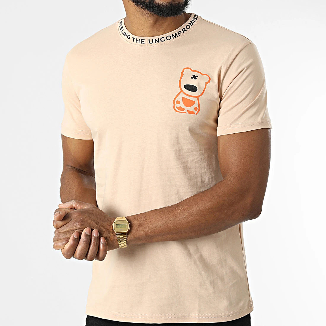 Nouveau 🛒 Tee 😍 Shirt BEJ185 Beige de Classic Series ⌛ 6 Nouveau 🛒 Tee 😍 Shirt BEJ185 Beige de Classic Series ⌛ – Image 4