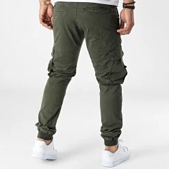 Bon marché 🔥 Pantalon Cargo H64060C62194 Vert Kaki de Classic Series ⭐ -Classic Series Soldes classic series 325239 H64060C62194A 12400 20220627T155237 04