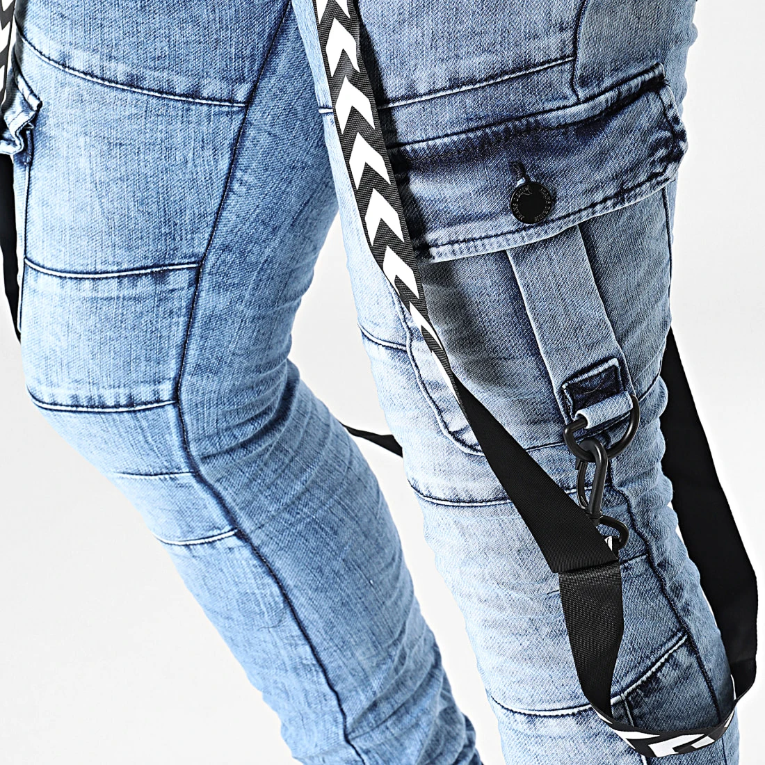 Acheter 🥰 Jogger Pant Jean E9651 Bleu Denim de Classic Series 👍 4 Acheter 🥰 Jogger Pant Jean E9651 Bleu Denim de Classic Series 👍 – Image 2