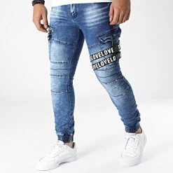 Les meilleures critiques de ❤️ Jogger Pant Jean Slim E9638 Bleu Denim de Classic Series 😍