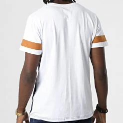 Acheter 🎁 Tee Shirt 3905 Blanc Bleu Marine Camel de Classic Series ✔️ -Classic Series Soldes classic series 325789 3905 BLANC NAVY LIGHT 20220701T145953 04