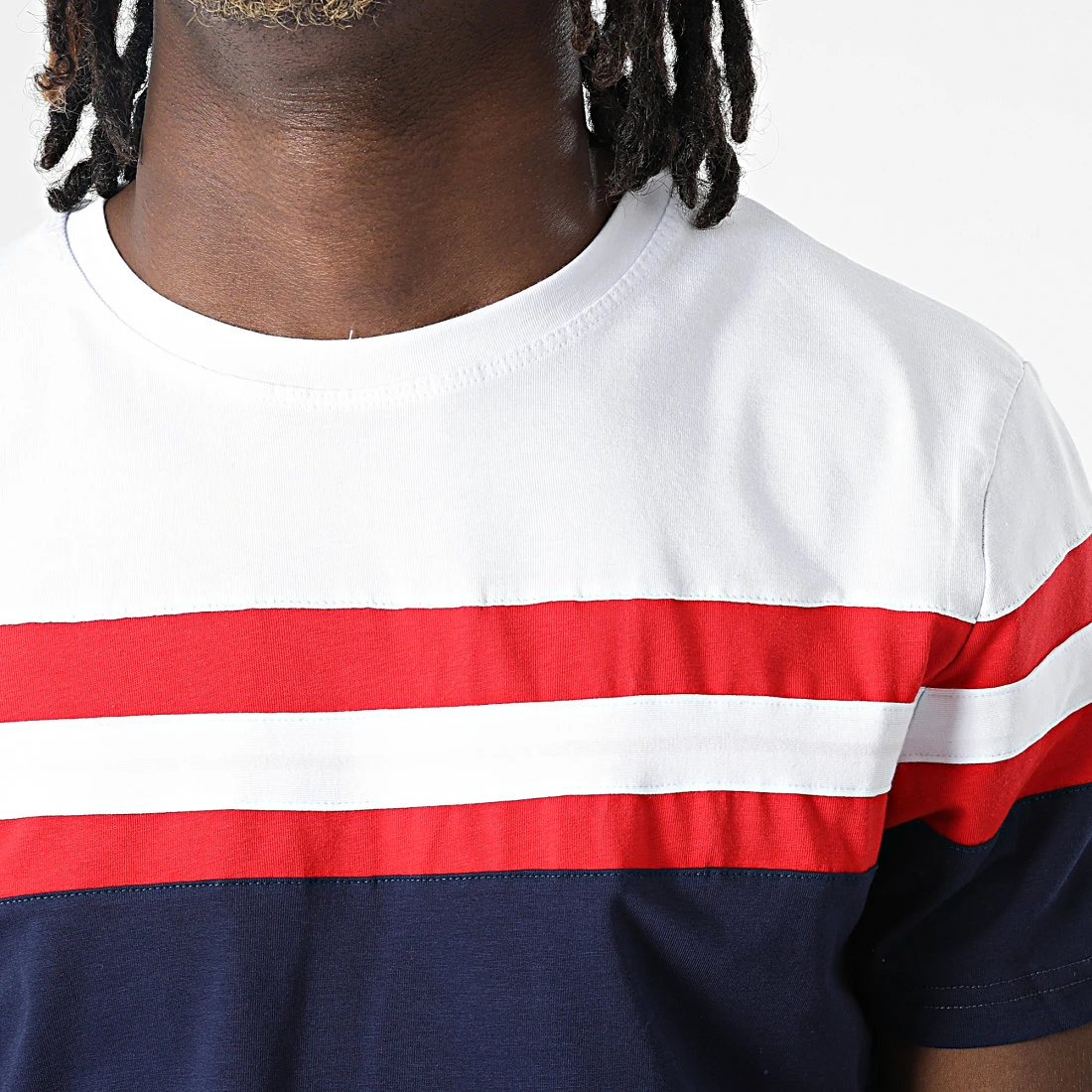 Nouveau ✨ Tee 🧨 Shirt Tricolore 4058 Bleu Marine Blanc Rouge de Classic Series ⌛ 4 Nouveau ✨ Tee 🧨 Shirt Tricolore 4058 Bleu Marine Blanc Rouge de Classic Series ⌛ – Image 2