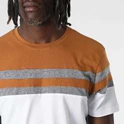 Remise 😍 Tee Shirt 4058 Blanc Camel Gris Chiné de Classic Series 🛒 7 Remise 😍 Tee Shirt 4058 Blanc Camel Gris Chiné de Classic Series 🛒 -Classic Series Soldes classic series 325812 4058 MARRON GRIS BLANC 20220701T145853 02