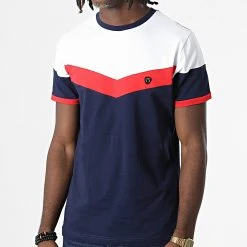 Budget ✨ Tee ⌛ Shirt Tricolore 4041 Bleu Marine de Classic Series ⌛ -Classic Series Soldes classic series 325821 4041 BLANC ROUGE NAVY 20220701T145733 03