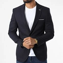 Acheter 👏 Veste Blazer X-6019 Bleu Marine de Classic Series ⌛ -Classic Series Soldes classic series 325876 X 6019 NAVY 20220630T143105 03