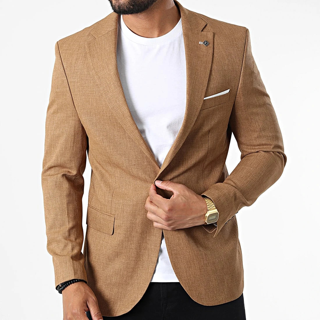 Grosses soldes ✔️ Veste Blazer X-6019 Camel de Classic Series 🔥 5 Grosses soldes ✔️ Veste Blazer X-6019 Camel de Classic Series 🔥 – Image 3