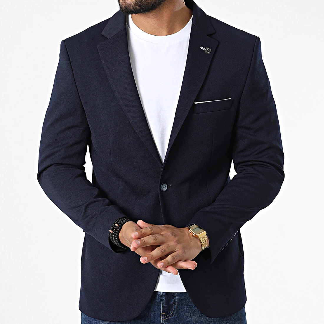 Nouveau ⌛ Veste Blazer X-6016 Bleu Marine de Classic Series ✔️ 5 Nouveau ⌛ Veste Blazer X-6016 Bleu Marine de Classic Series ✔️ – Image 3