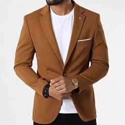Grosses soldes 😍 Veste Blazer X-6016 Camel de Classic Series 🎉 -Classic Series Soldes classic series 325885 X 6016 TABAC 20220630T142526 03