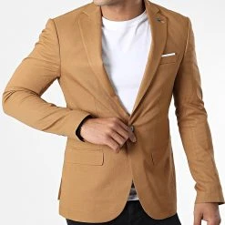 Les meilleures critiques de 🌟 Veste Blazer X-9404 Camel de Classic Series ✔️ -Classic Series Soldes classic series 325916 X 9404 MOUTARD 20220704T160002 03