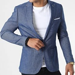 Grosses soldes ✨ Veste Blazer X-4952 Bleu Marine de Classic Series 👏 -Classic Series Soldes classic series 325918 X 4952 GITANE 20220704T160104 03