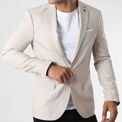 Bon marché ⭐ Veste Blazer X-9404 Beige de Classic Series 🧨 -Classic Series Soldes classic series 325929 X 9404 BEIGE 20220704T155857 03