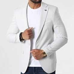 Top 10 😀 Veste Blazer X-6019 Blanc de Classic Series ⭐