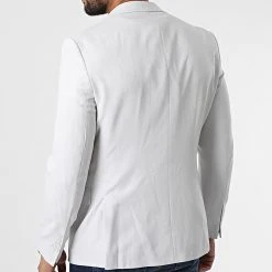Top 10 😀 Veste Blazer X-6019 Blanc de Classic Series ⭐ -Classic Series Soldes classic series 325931 X 6019 WHITE 20220630T143415 04