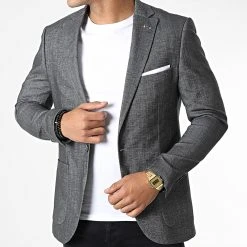 Meilleur prix 🎉 Veste Blazer X-4952 Gris Anthracite de Classic Series ✔️