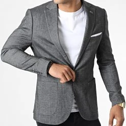 Meilleur prix 🎉 Veste Blazer X-4952 Gris Anthracite de Classic Series ✔️ 8 Meilleur prix 🎉 Veste Blazer X-4952 Gris Anthracite de Classic Series ✔️ -Classic Series Soldes classic series 325949 X 4952 BLACK 20220704T155947 03
